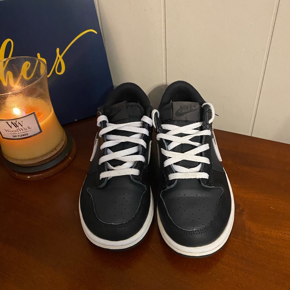 Little boy Nike dunks